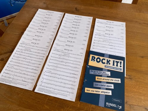 Noten rock medley - noten:, na