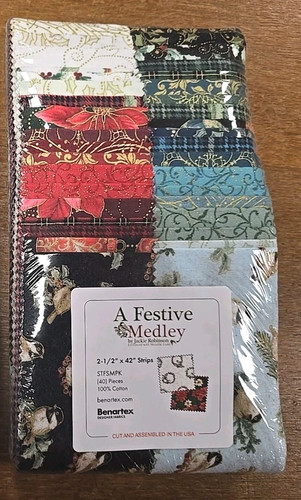 Jelly roll benartex festive - ,